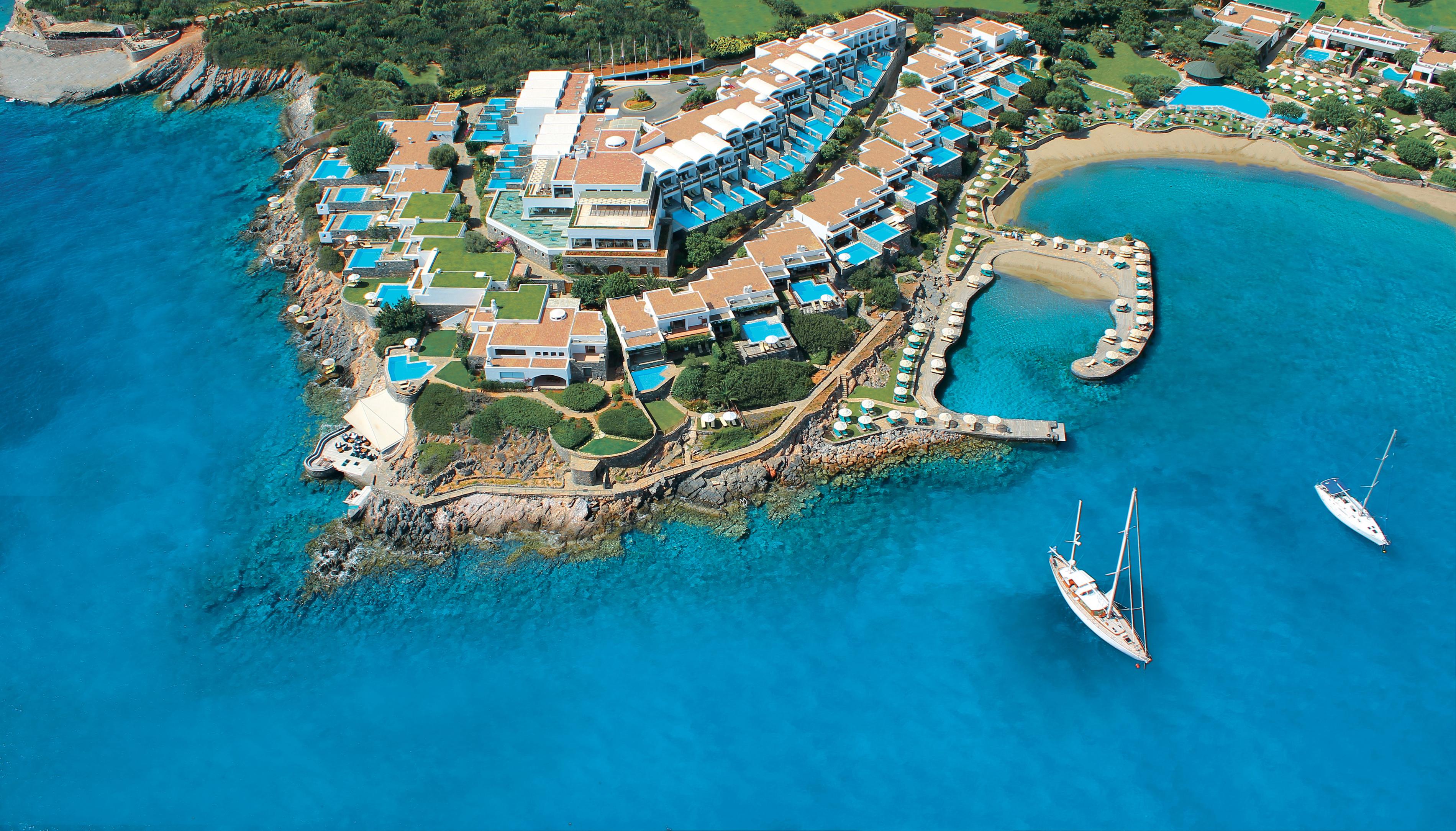 Elounda Peninsula Luxury Resort, Six Senses Spa Bagian luar foto